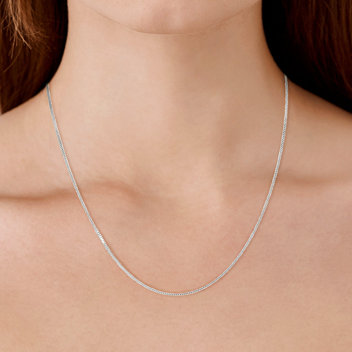 10KW Box Chain Necklace (0.6g-0.8g)