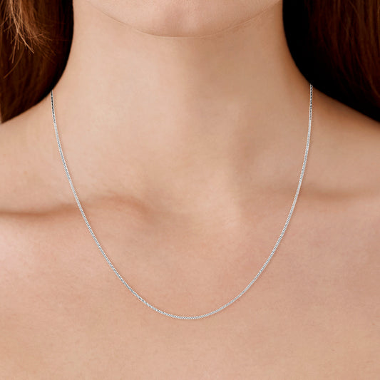 10KW Box Chain Necklace (0.8g-1.0g)