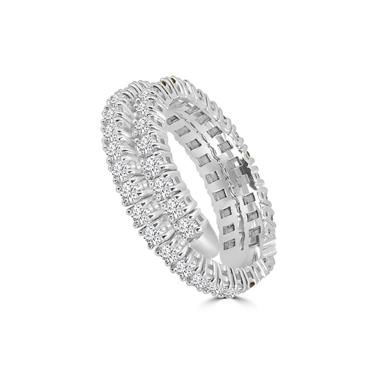 14KY 1.50 Ctw Spring Wrap Diamond Ring