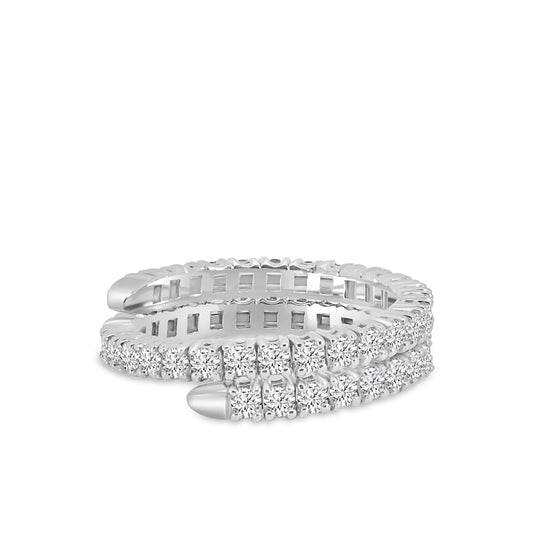 14KY 1.50 Ctw Spring Wrap Diamond Ring