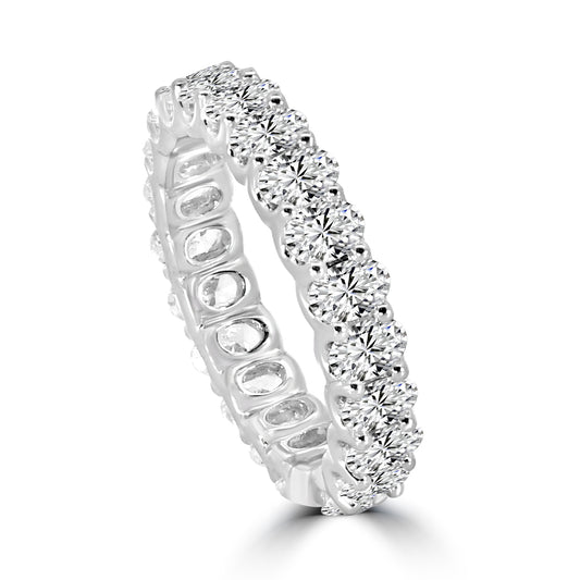 14KW 3CT LGD OV ETERNITY BAND IGL DIGI CERT