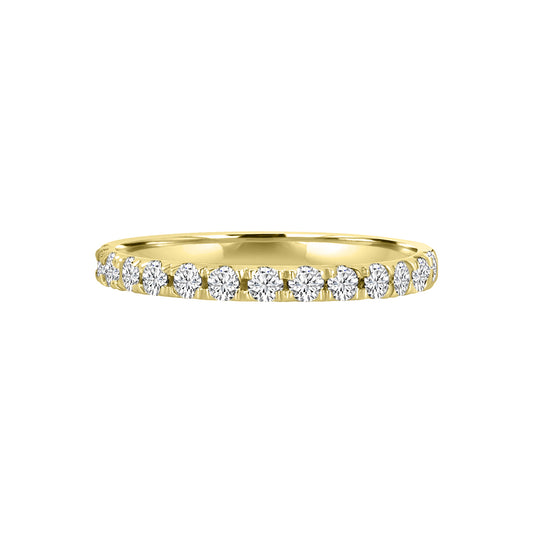 14KY 0.50 Ctw Diamond Band in Scallop Setting